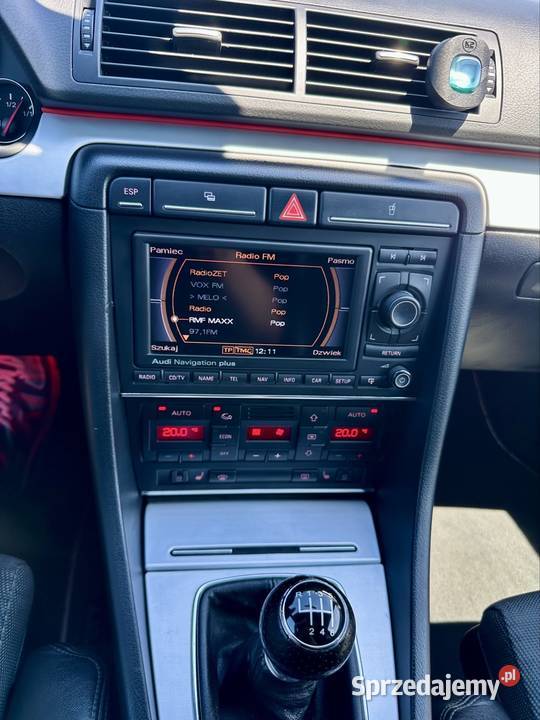 Audi A4 B6 sedan quattro 30 gaz benzyna manual skórzana tapicerka Opatów