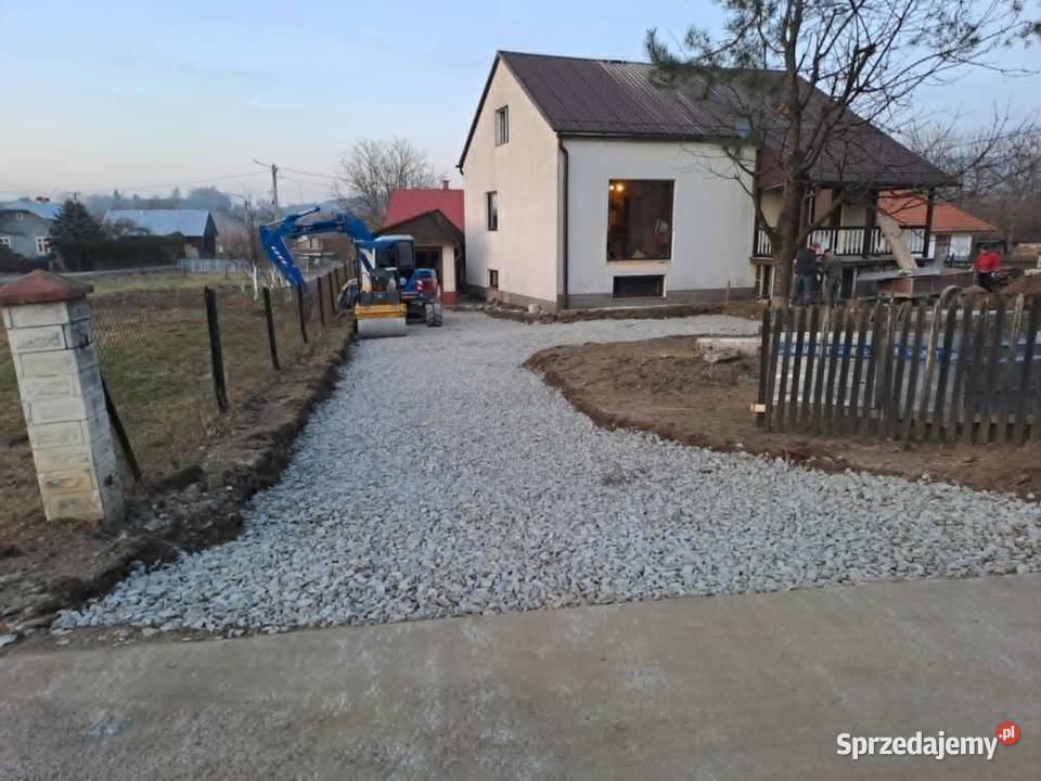 Usługi koparkami glebogryzarką koszenie prace podkarpackie