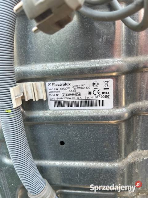 Electrolux EWT13420W uszkodzona Pralki i suszarki Bytom