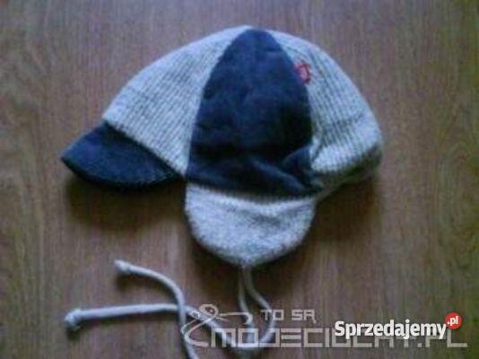 zimowa czapka uszatka z daszkiem świętokrzyskie sprzedam
