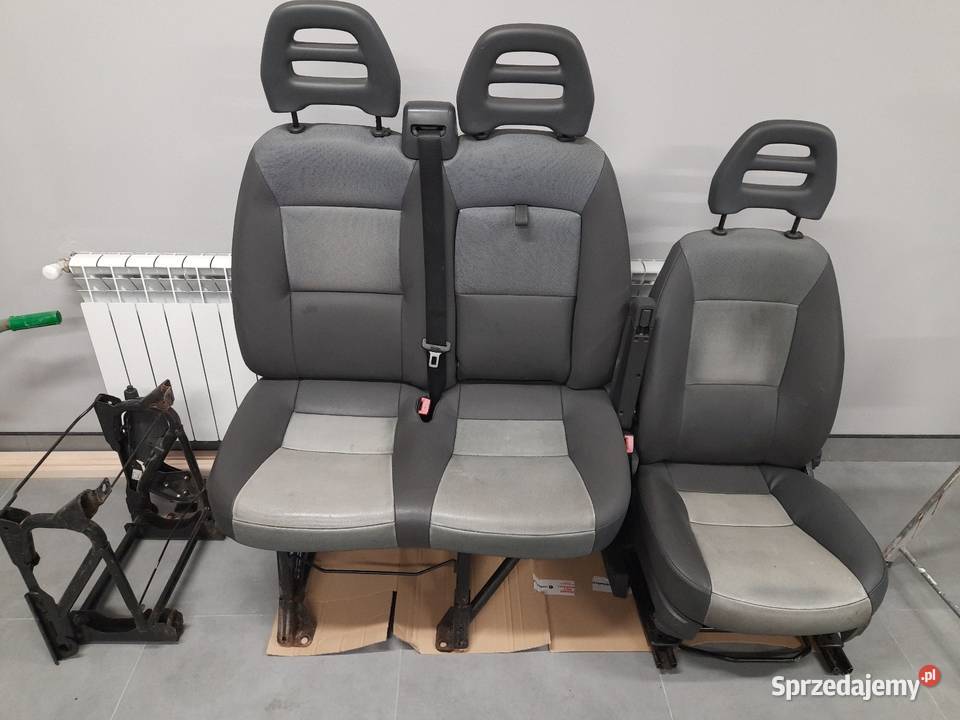 Okazja komplet foteli ducato jumper boxer Rok produkcji 2009
