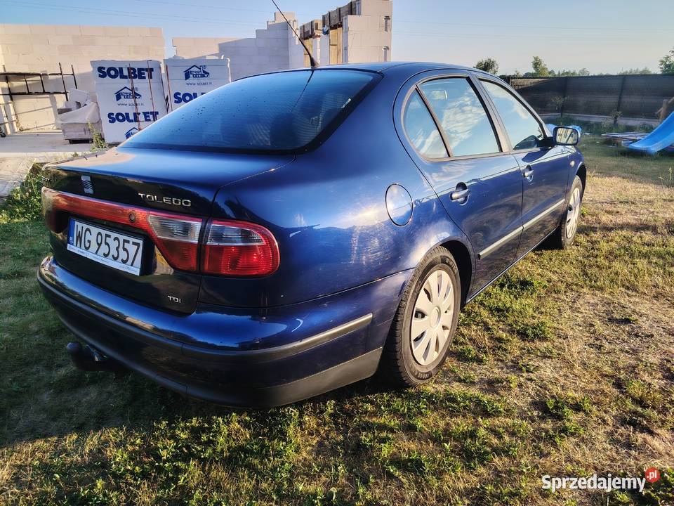 Seat Toledo 19 TDI 110 Rok produkcji 2001 mazowieckie Wilga