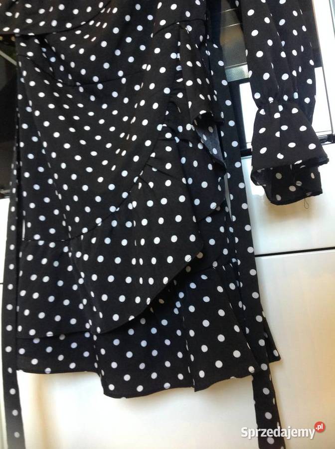 Mini Sukienka Hiszpanka Damska w Grochy S j Nowa Z falbankami  lubuskie Nowa Sól