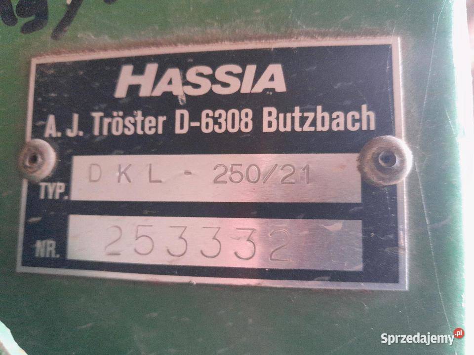 Agregat uprawowo siewny hassia Krone