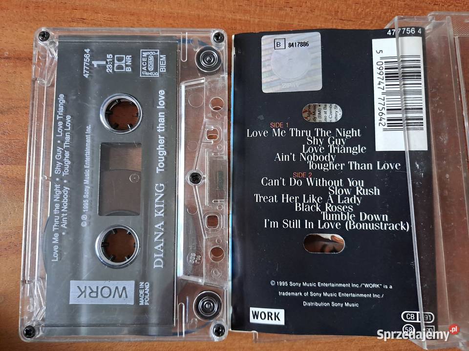 Kaseta Diana King Tougher than love Warszawa