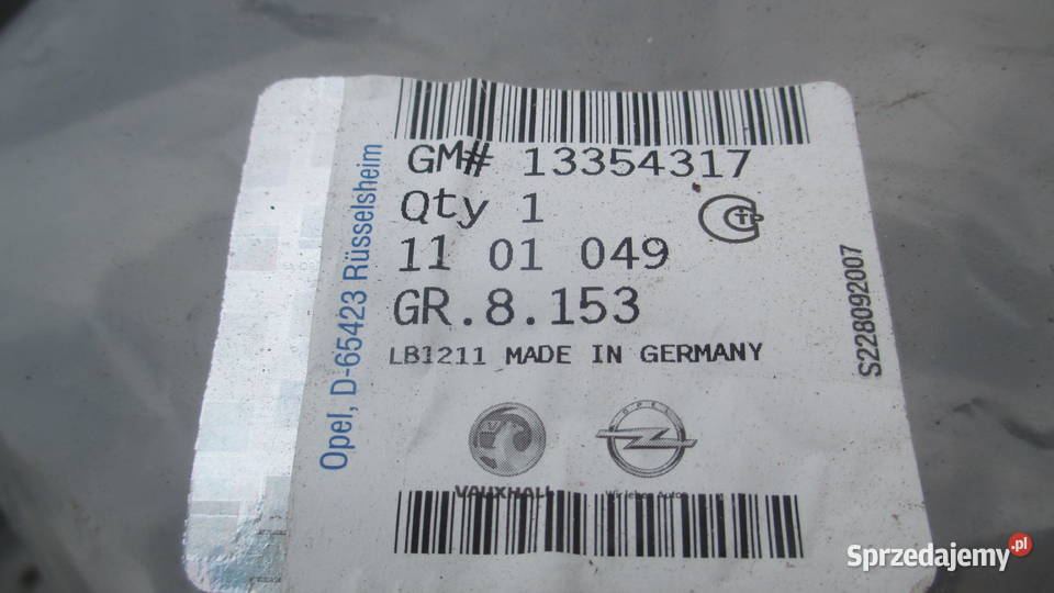 opel astra 4jnadkole prawy przódorginał osobowe Milejów