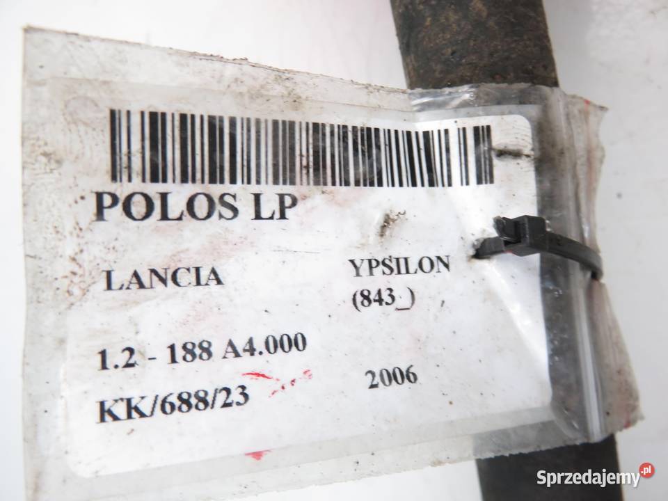 PÓŁOŚ LEWA PRZEDNIA LANCIA YPSILON 12 B
