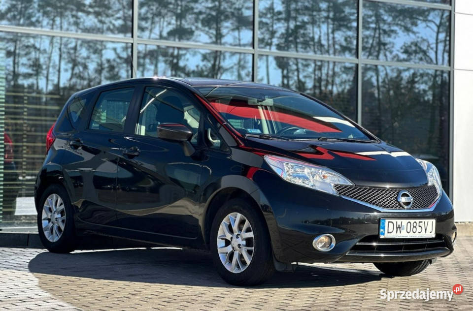 Nissan Note Salon Irej2015r Tempomat Bluetooth czarny Kąty Opolskie