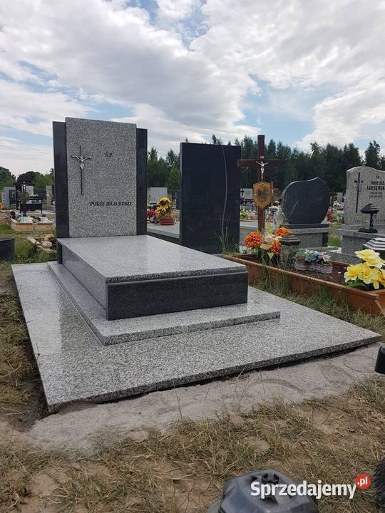 Nagrobek strzegomski impala z posadzka 2009 Świdnica sprzedam