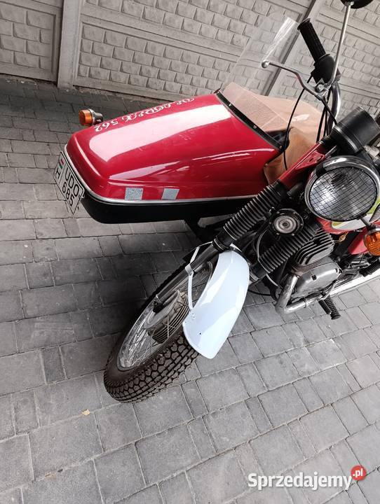 Jawa 350 634 z wózkiem bocznym Parczew