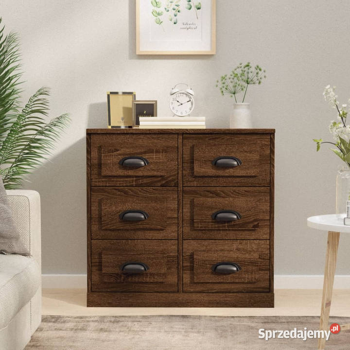 Szafka brązowy dąb 70x355x675 materiał Warszawa