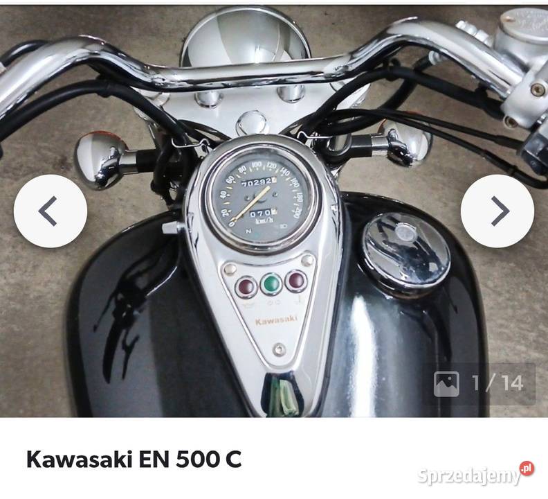Kawasaki en 500 c nieuszkodzony Grybów
