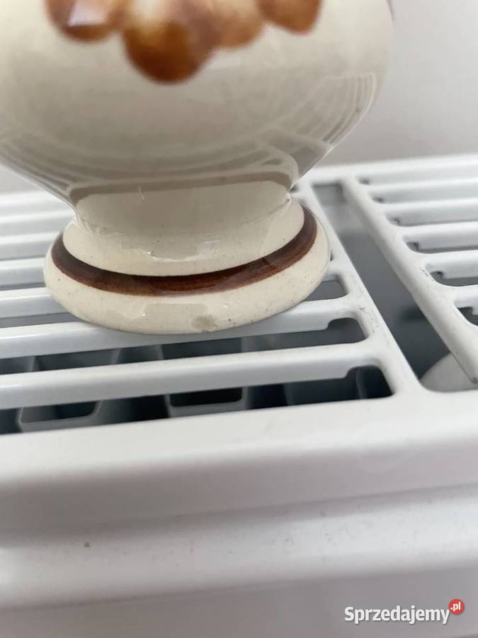 Włocławek fajansowa solniczka PRL