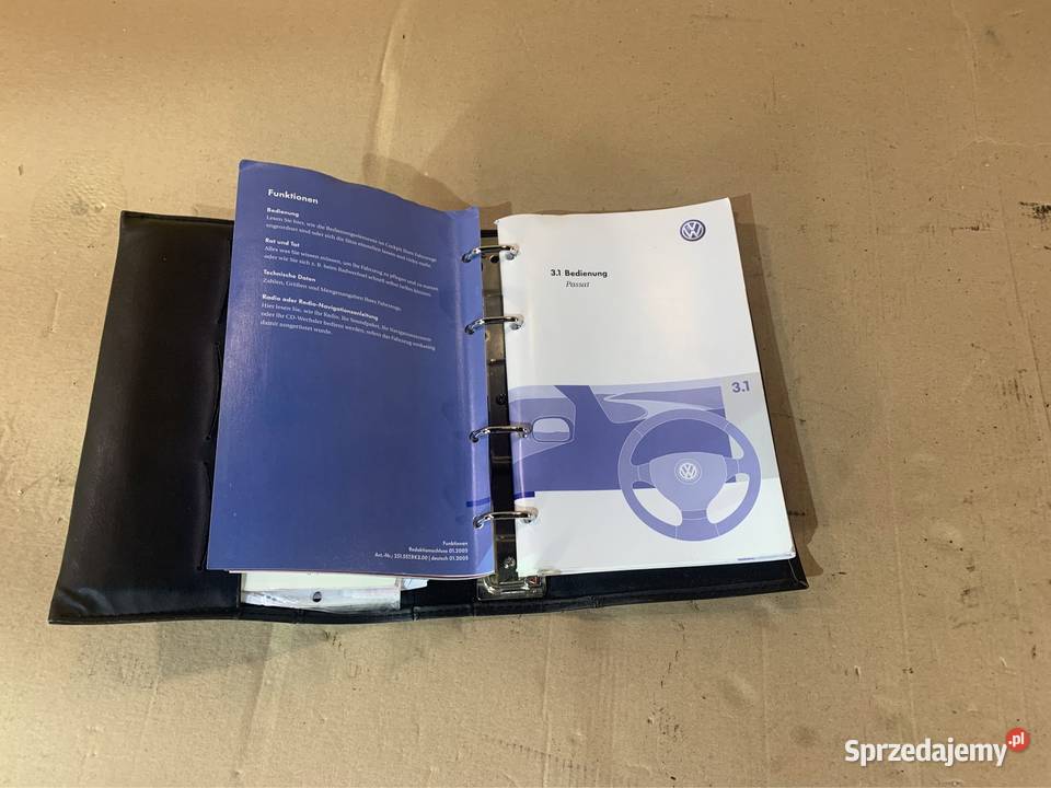 Książka serwisowa instrukcja vw passat b6 Szczecin sprzedam