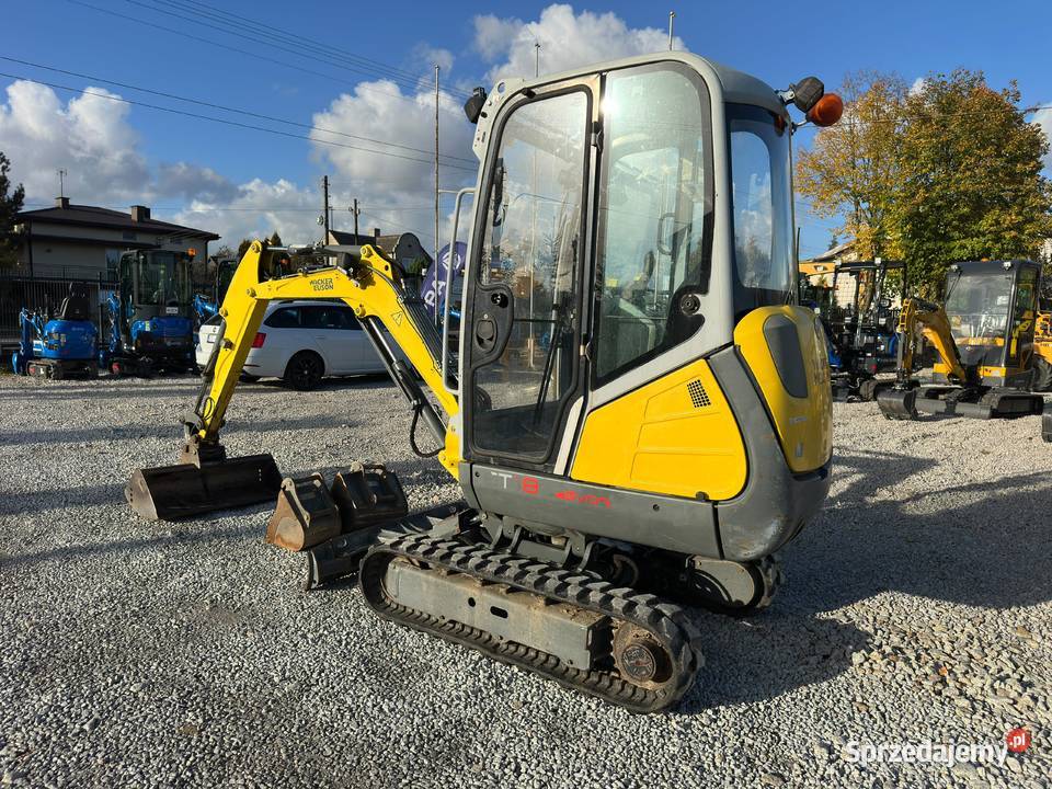 Minikoparka Wacker Neuson ET18 z 2016r VDS 2 łódzkie Złoczew sprzedam