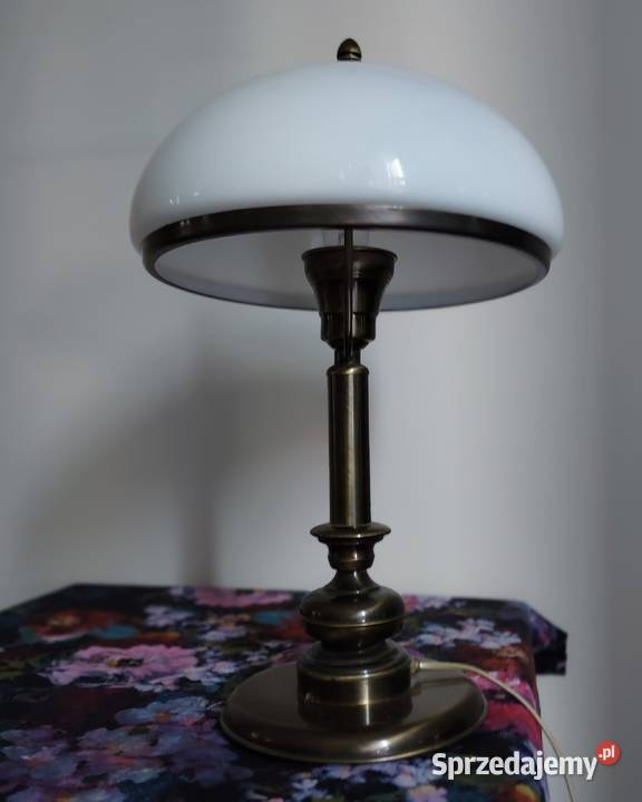Lampa stojącą mosiądz stylowa Poznań sprzedam