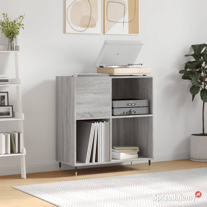 Szafka na płyty szary dąb sonoma 845x38x89 Pozostałe Warszawa