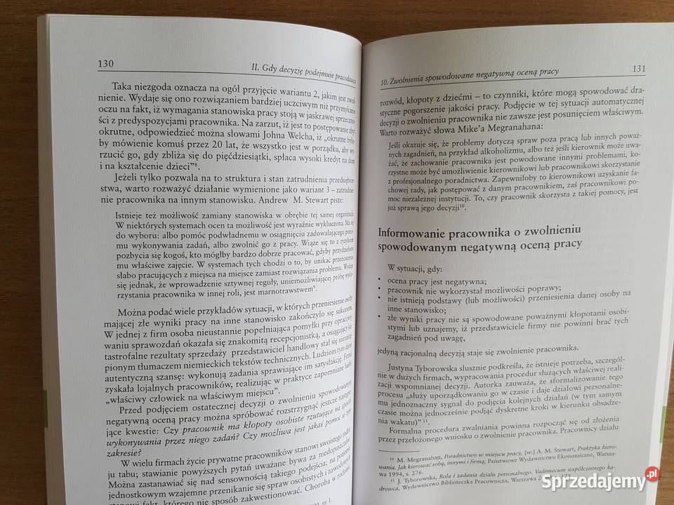 KSIĄŻKA Zwolnienia pracowników a polityka Książki i Podręczniki Złotniki