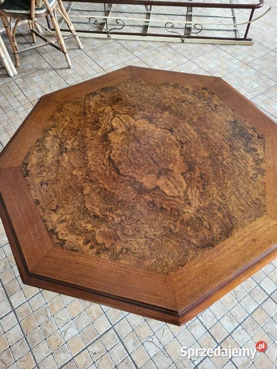 Stary stolik kawowy ośmiokątny Rybnik