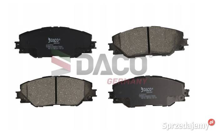 Przednie klocki hamulcowe DACO do Toyota Rav4 06 Klocki hamulcowe Części samochodowe Poznań