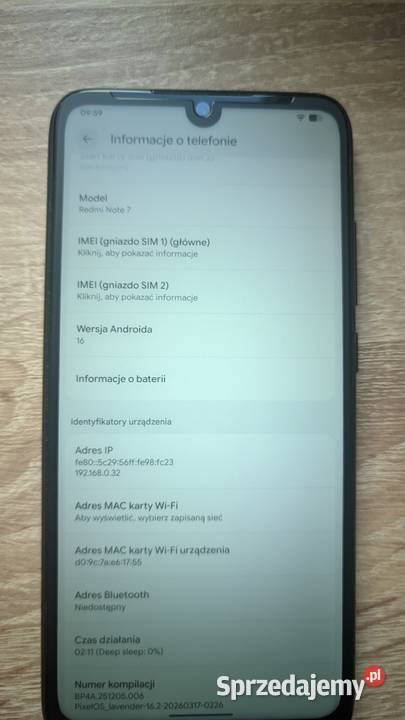Xiaomi redmi note 7 Morąg