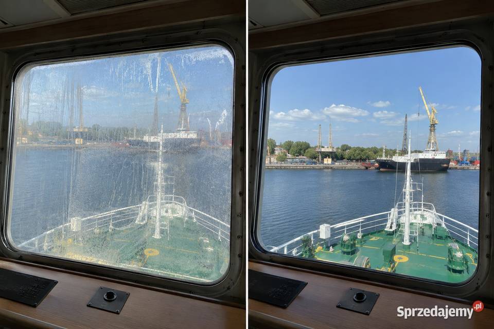 Polerowanie szyb na statkach i okrętach Usuwanie Gdańsk