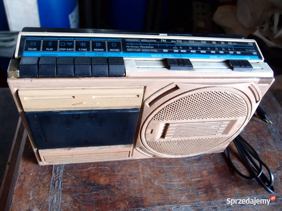 Radiomagnetofon PHILIPS D7140 Produkcja PRL lata Łódź