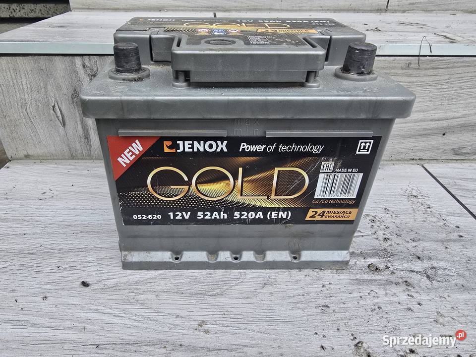 Akumlator Jenox Gold 52 Ah 12v osobowe Kazimierza Wielka