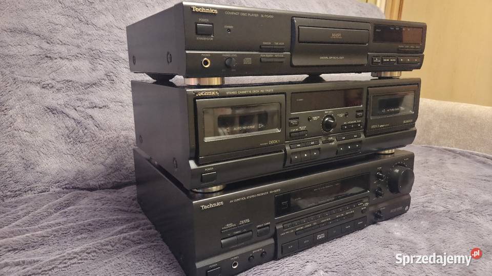 Wieża Technics Amplituner SAGX370 51 CD SLPG 490 śląskie Sosnowiec