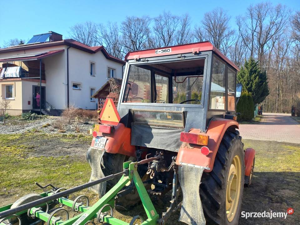 Ciągnik Ursus C360 lubelskie Nowiny Żukowskie