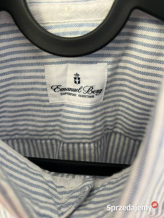 Piękna koszula w kratę Emmanuel Beng M długi Gdańsk