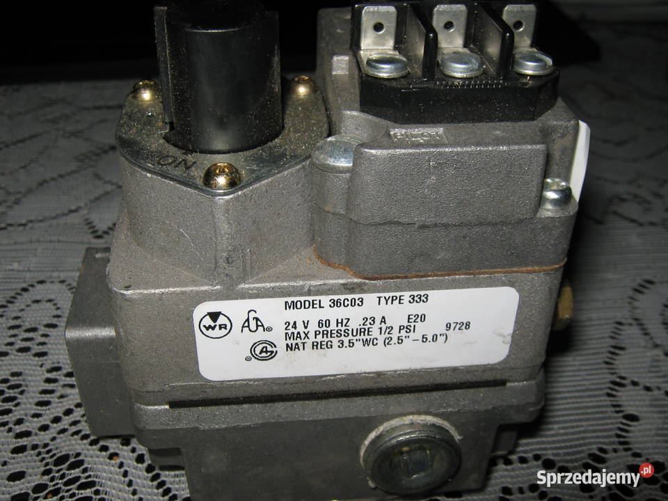 WHITE RODGERS 36C03 TYPE 333 ZAWÓR GAZOWY PIECA Nowy Sącz