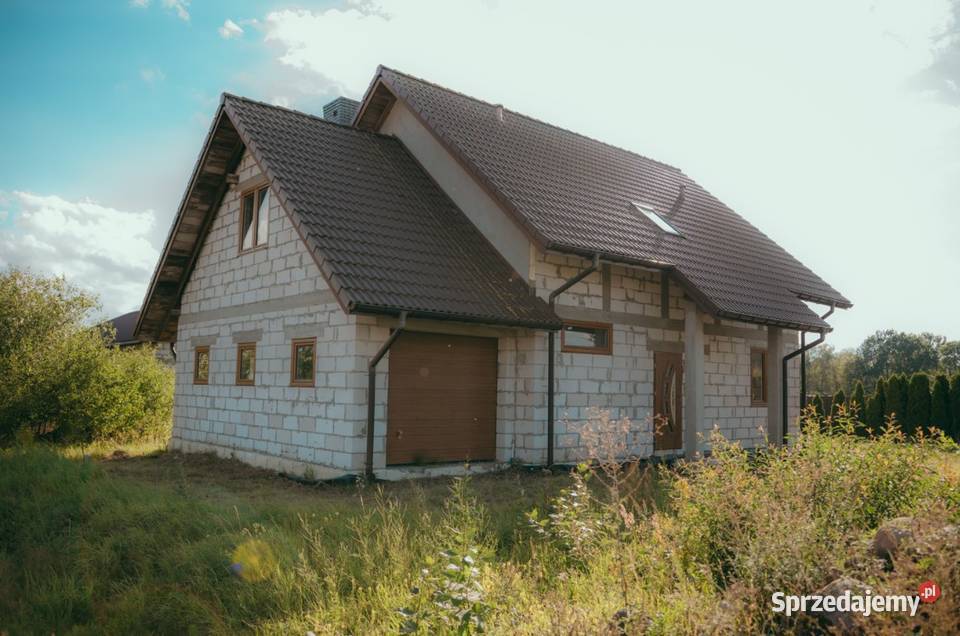 Dom i budynek usługowy 200 m2 działka 4 335 m podlaskie Osipy-Wydziory Pierwsze
