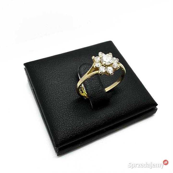 Złoty Pierścionek Próby 585 214 Rozmiar 13 Elbląg