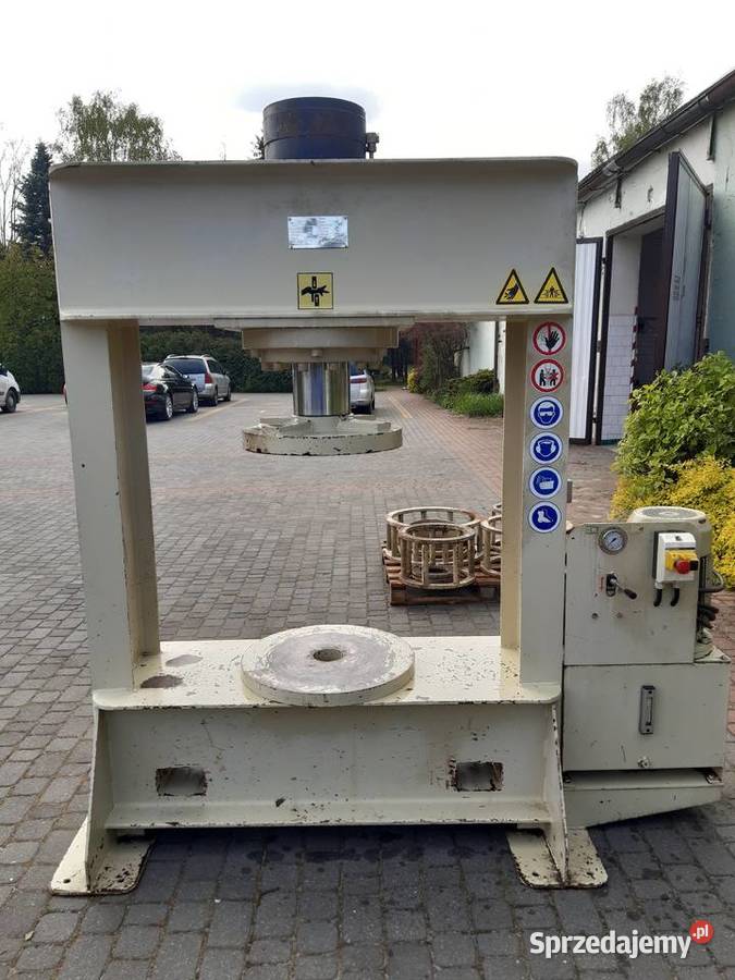 Prasa hydrauliczna do opon 160 ton wózek widłowy wielkopolskie Drawski Młyn sprzedam