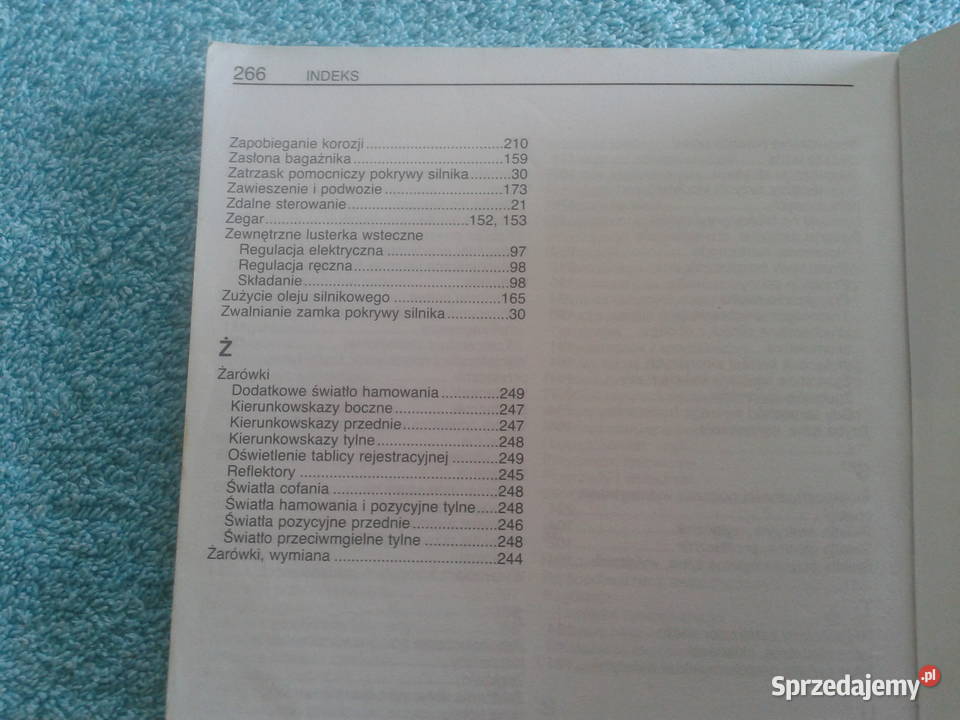 TOYOTA YARIS I książki instrukcje obsługi w etui Chełm sprzedam