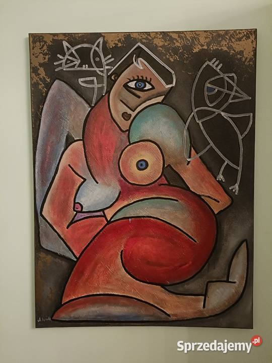 Kubizm obraz akrylowy Malarstwo Szczecin
