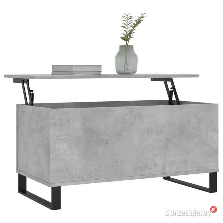 Stolik kawowy szarość betonu 90x445x45 WM830984 Warszawa