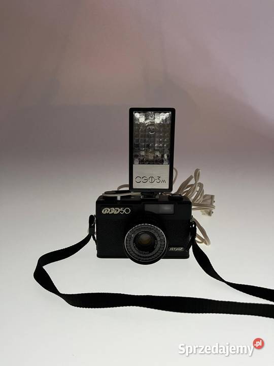 Aparat fotograficzny FED50 z lampą błyskową 3 Fotografia i Optyka