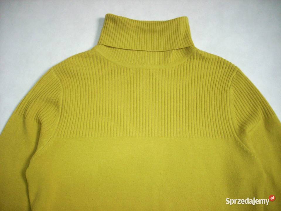 Wallis Musztardowy Milutki sweter Golf L 40 Nowy Sącz