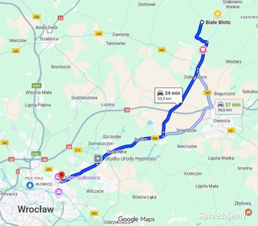 Działka budowlana 2000mkw Białe Bloto Dobroszyce Białe Błoto sprzedam