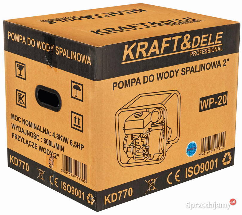 Motopompa pompa spalinowa 2 do wody 600lmin mazowieckie Ostrołęka