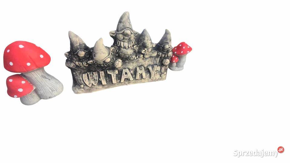 Skrzaty ogrodowe Krasnale witamy Figurka dolnośląskie