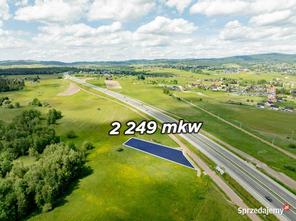 Działka Widokowa 2250 m NOWY TARG GREL