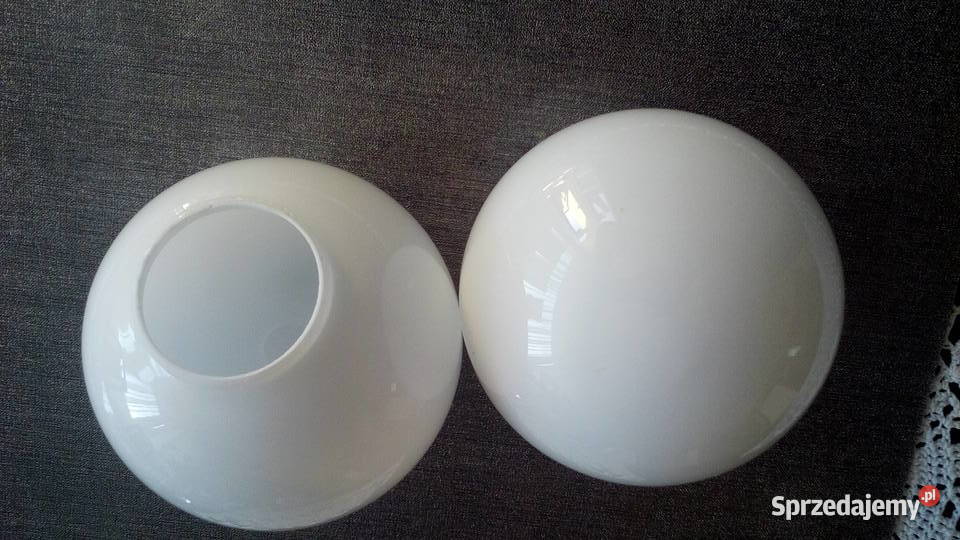 Mleczny szklany klosz vinage podlaskie Łomża sprzedam