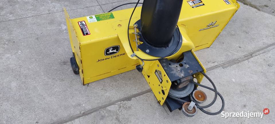 John Deere Pług Odśnieżarka Wirnikowa traktorów Będziemyśl