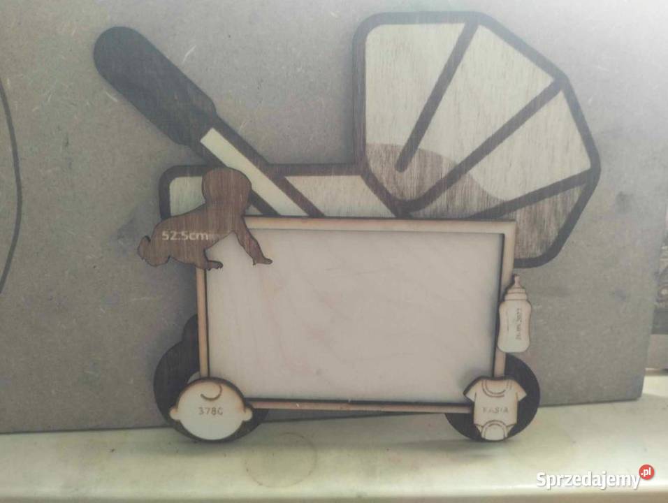 drewniana ramka na zdjęcie dziecka Nowy Targ