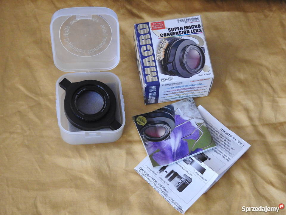 Konwerter RAYNOX DCR250 Super Macro Lens kujawsko-pomorskie Inowrocław