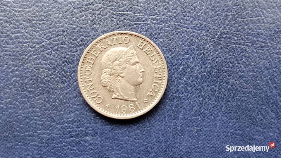 Stare monety 10 rappen 1981 Szwajcaria Lesko