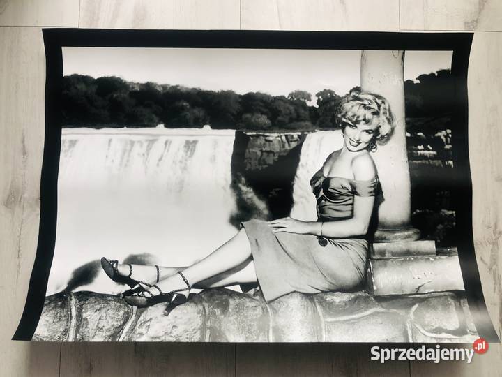 Plakat obraz Marilyn Monroe 45x38 czarnobiały Łódź